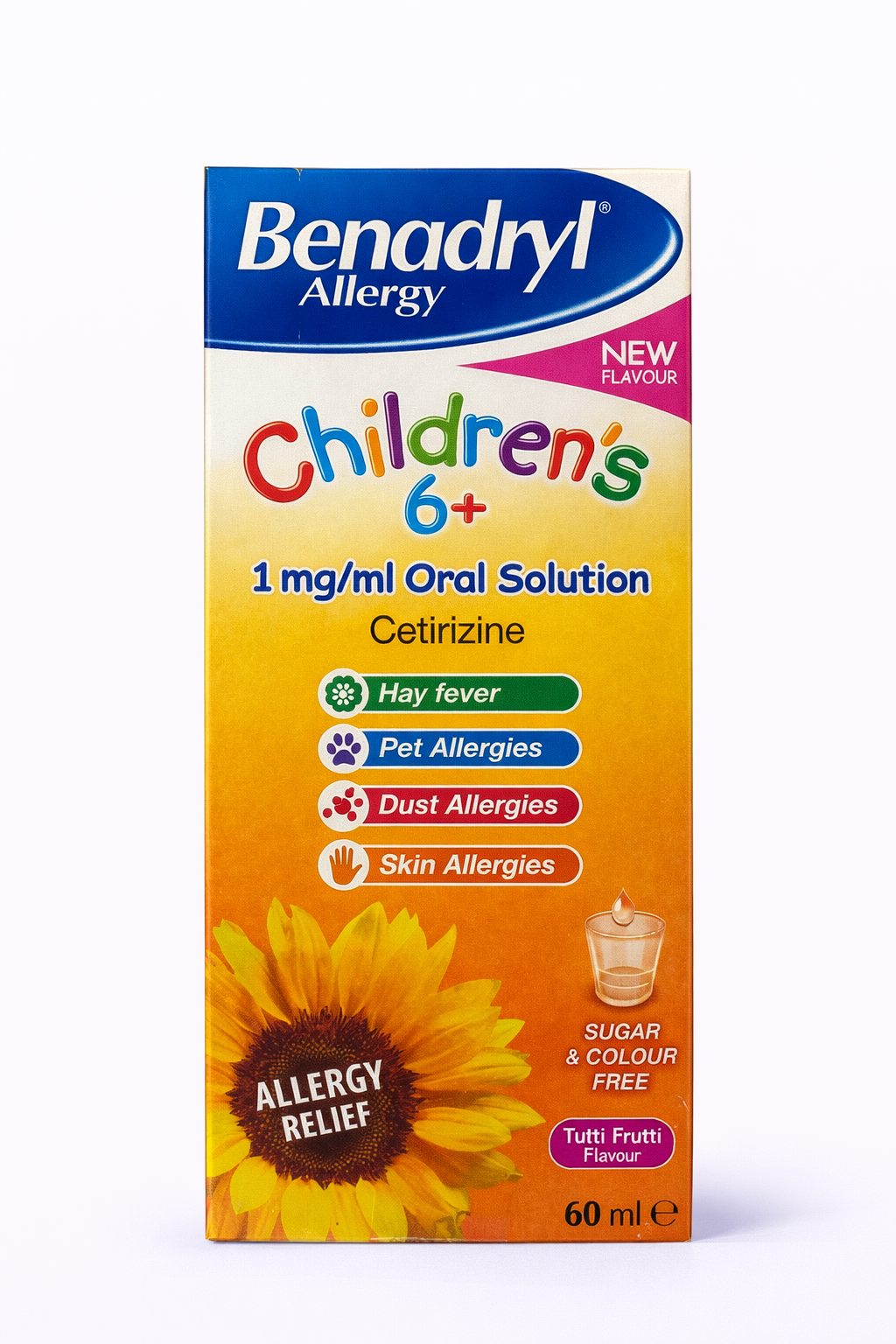 Benadryl Allergy Children 6+ Syrup 60Ml