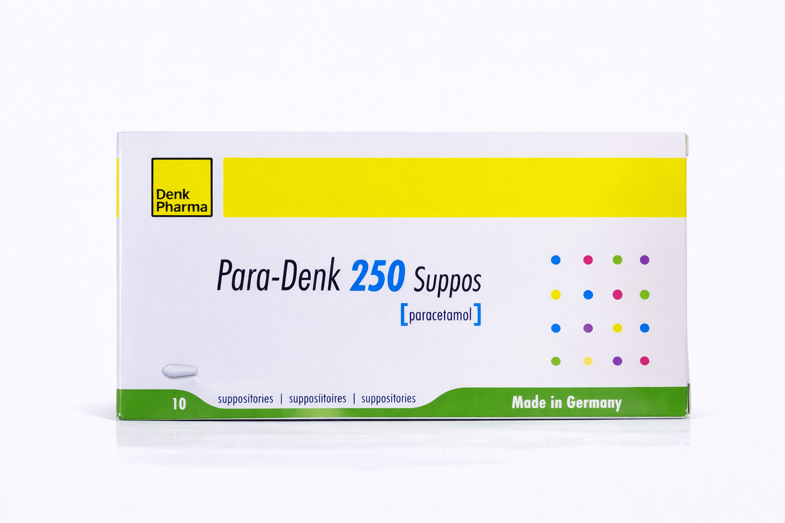 Para Denk 250Mg Supp 10S