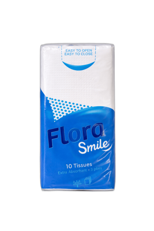 Flora Pocket Tissue 10'S