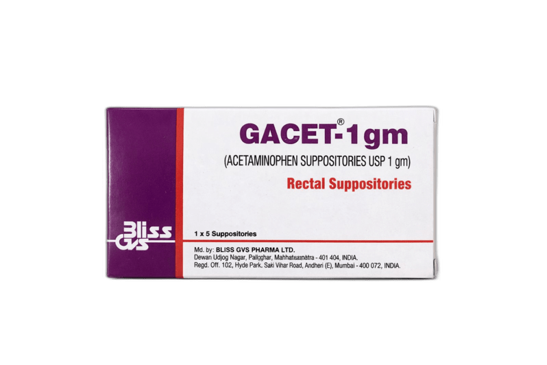 Gacet 1G Suppository