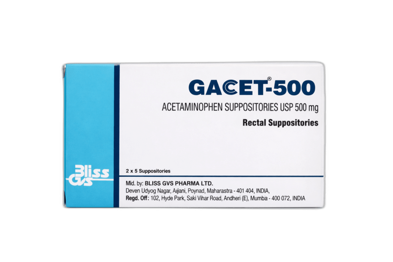 Gacet 500Mg Suppository