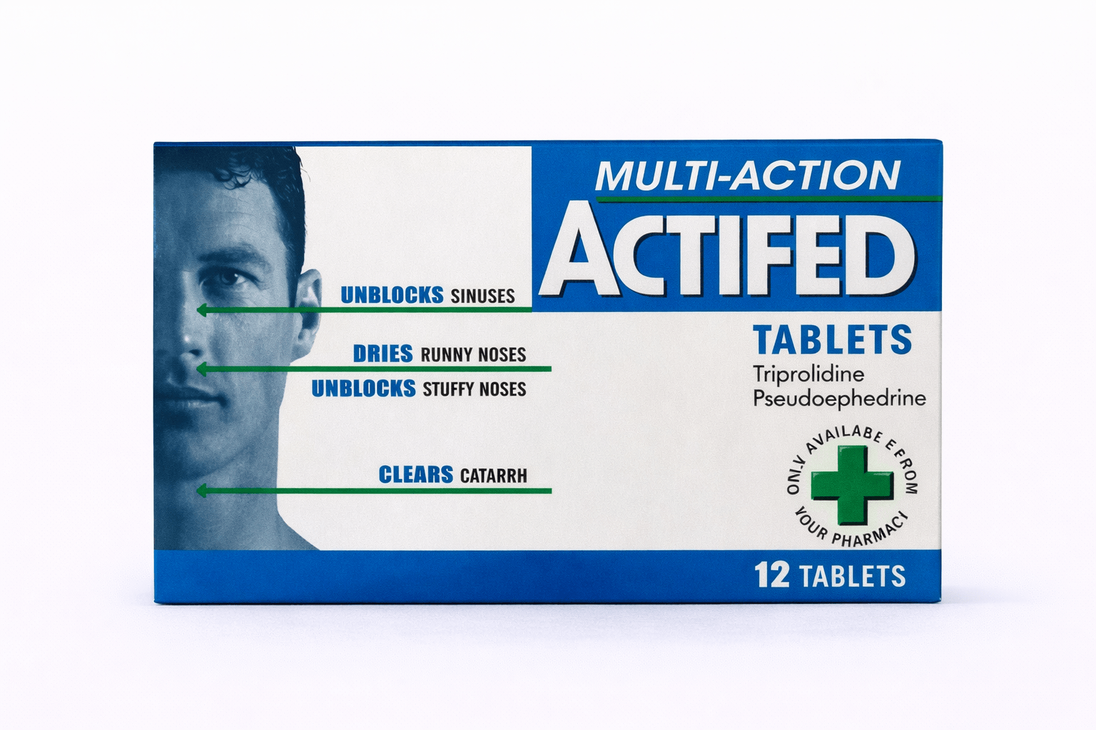 Actifed Multi-Action Tabs 12S