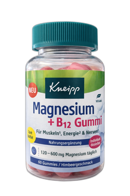 Kneipp Magnesium + B12 Gummies 60S