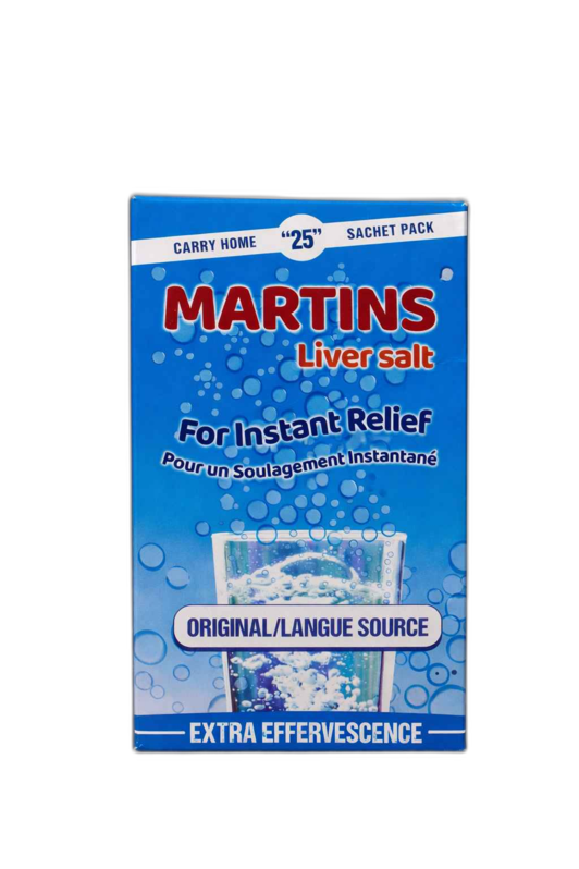 Martins Liver Salts Plain Sachets 25\'S