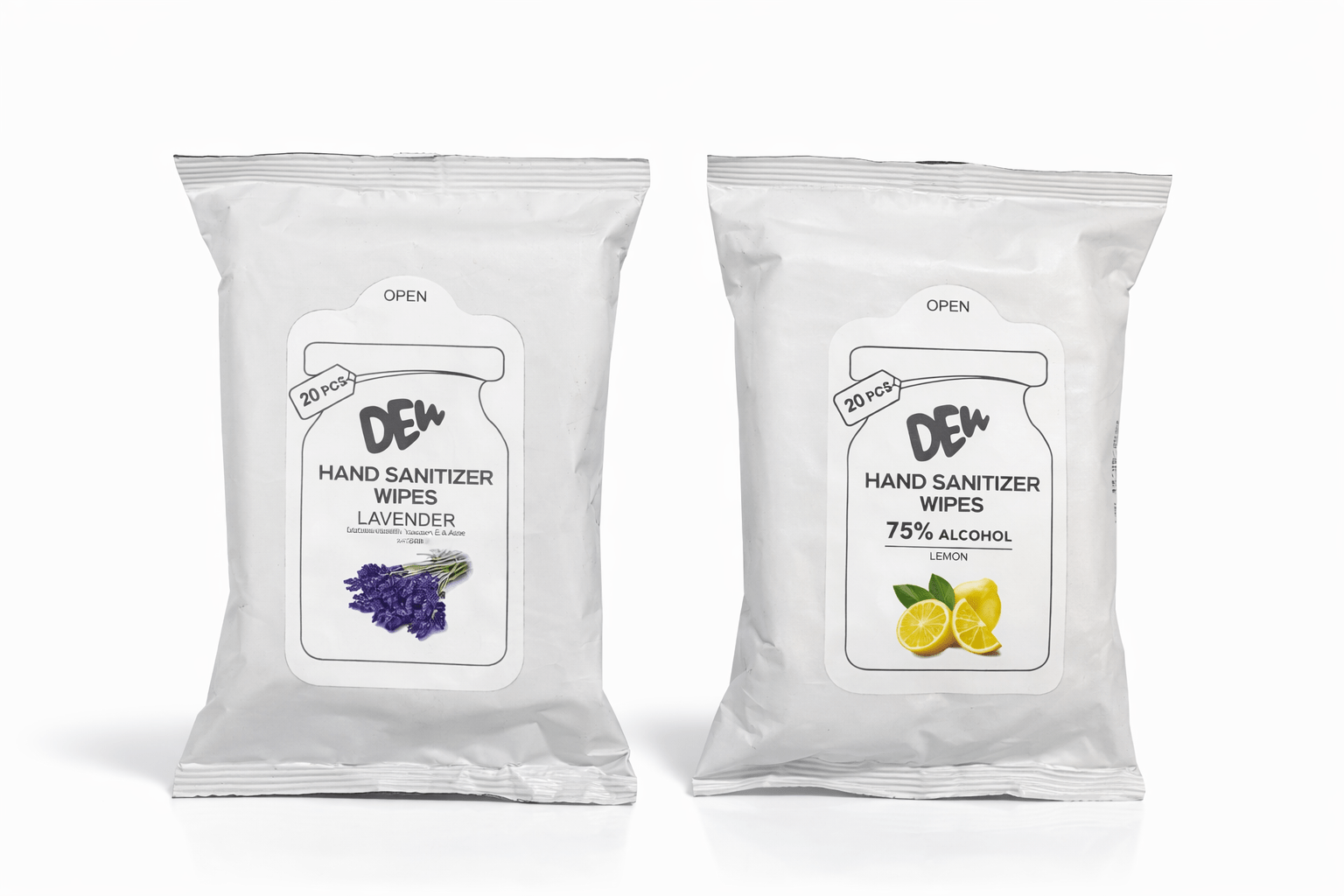 Dew Hand Sanitizer Wipes