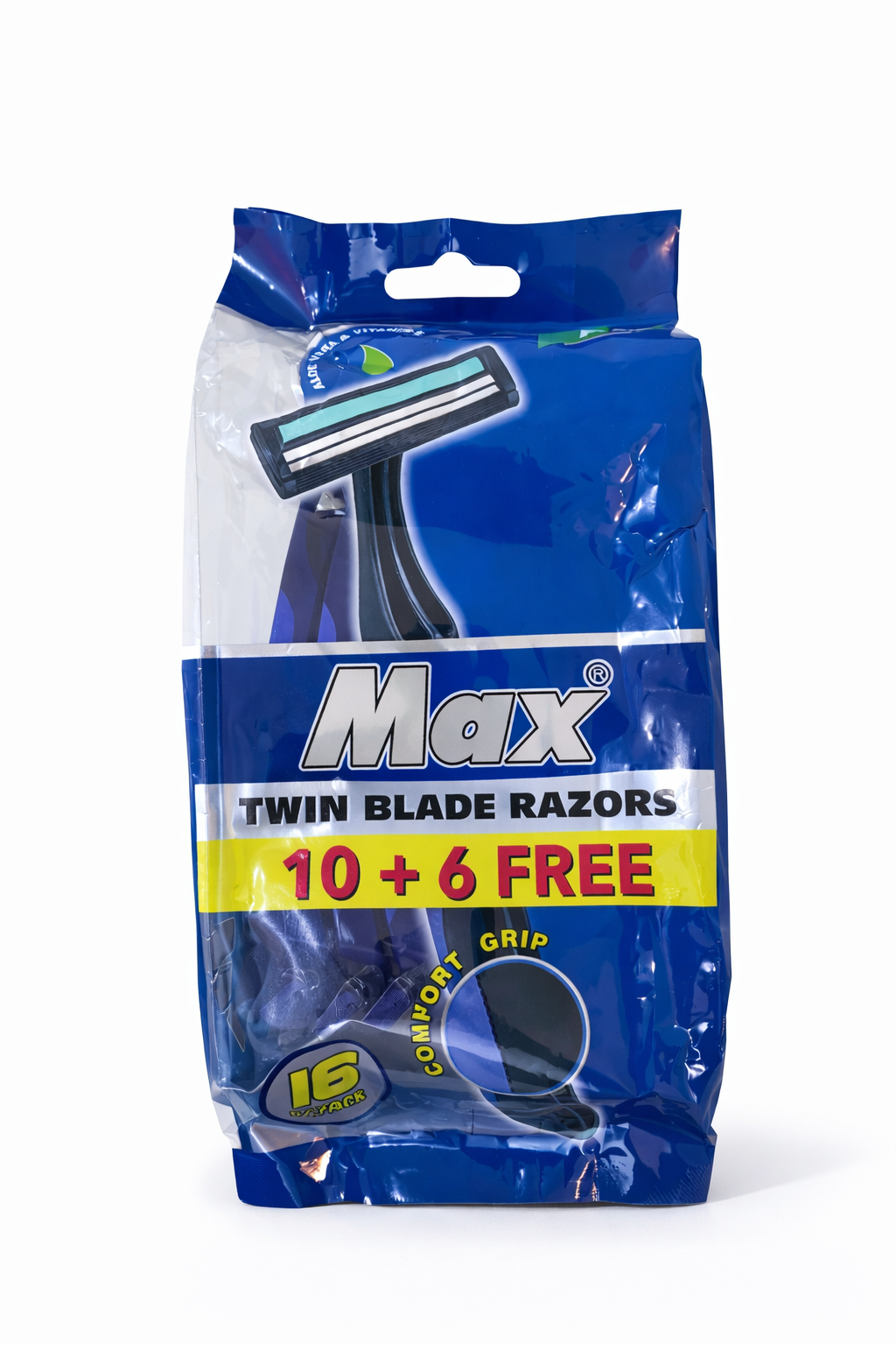 Max Twin Blade Shaving Sticks 16'S