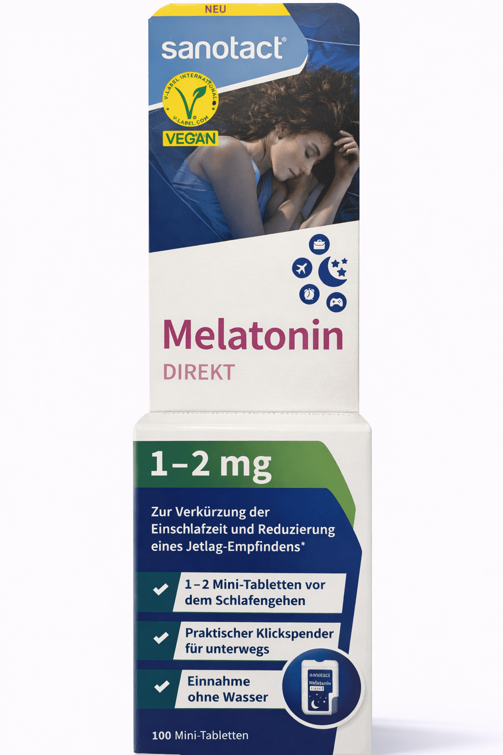Sanotact Melatonin Direct Tab 100S