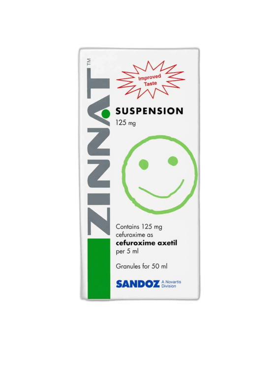 Zinnat 125Mg/5Ml Susp 50Ml