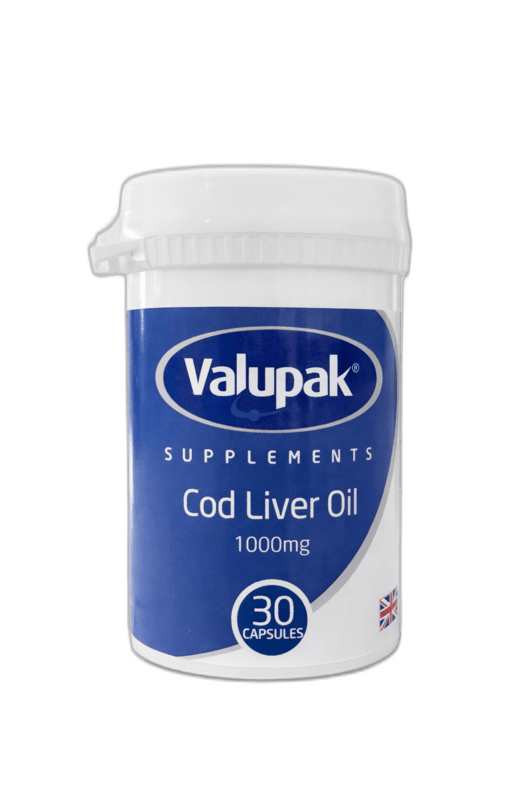 Valupak Cod Liver Oil 1000Mg Tab 30'S