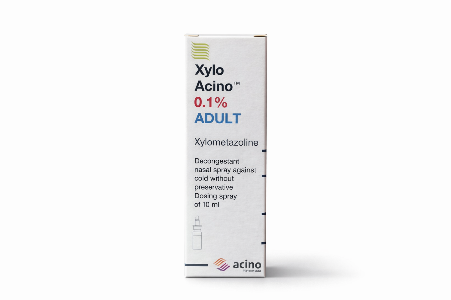 Xylo Acino 0.1?Ult Nasal Spray 10Ml