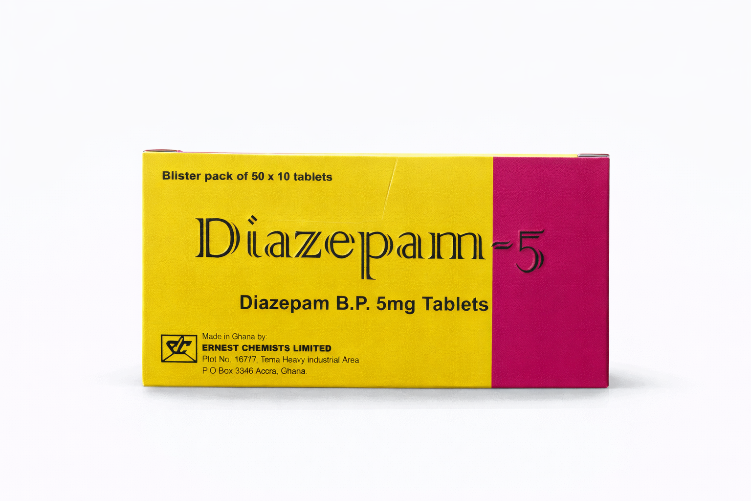 Diazepam 5Mg Tab 500S
