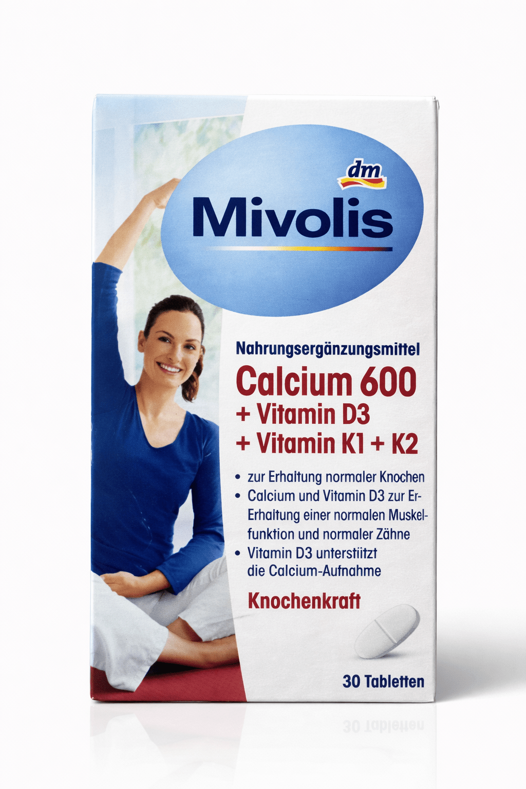 Mivolis Calcium 600+ Vit D3+ Vit K