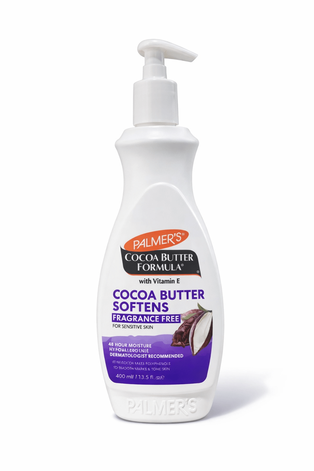 Palmers Cocoa Butter Softens (Fragrance Free) 400Ml