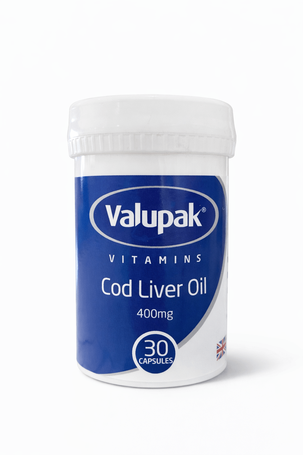 Valupak Cod Liver Oil 400Mg Caps 30S
