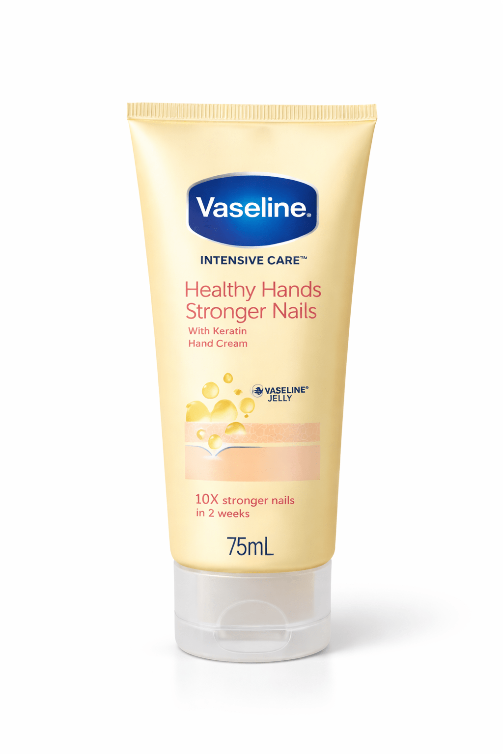 Vaseline Hand Cream 75Ml (Healthy Hands Stronger Nails)