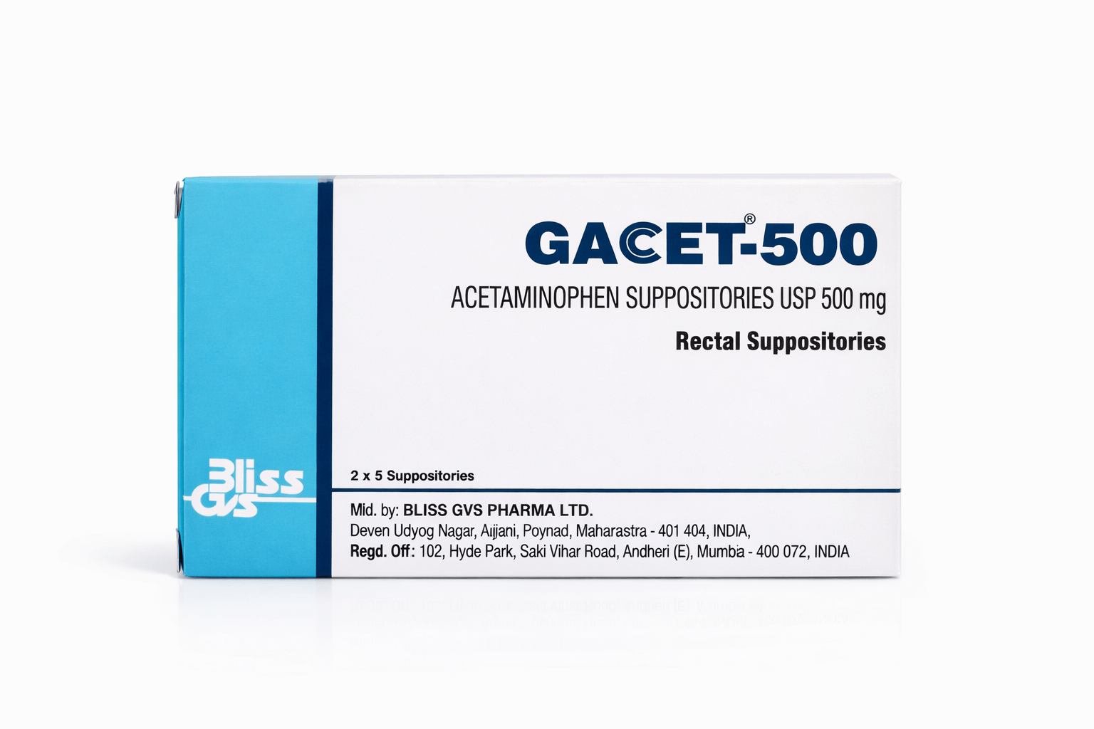 Gacet 500Mg Suppository