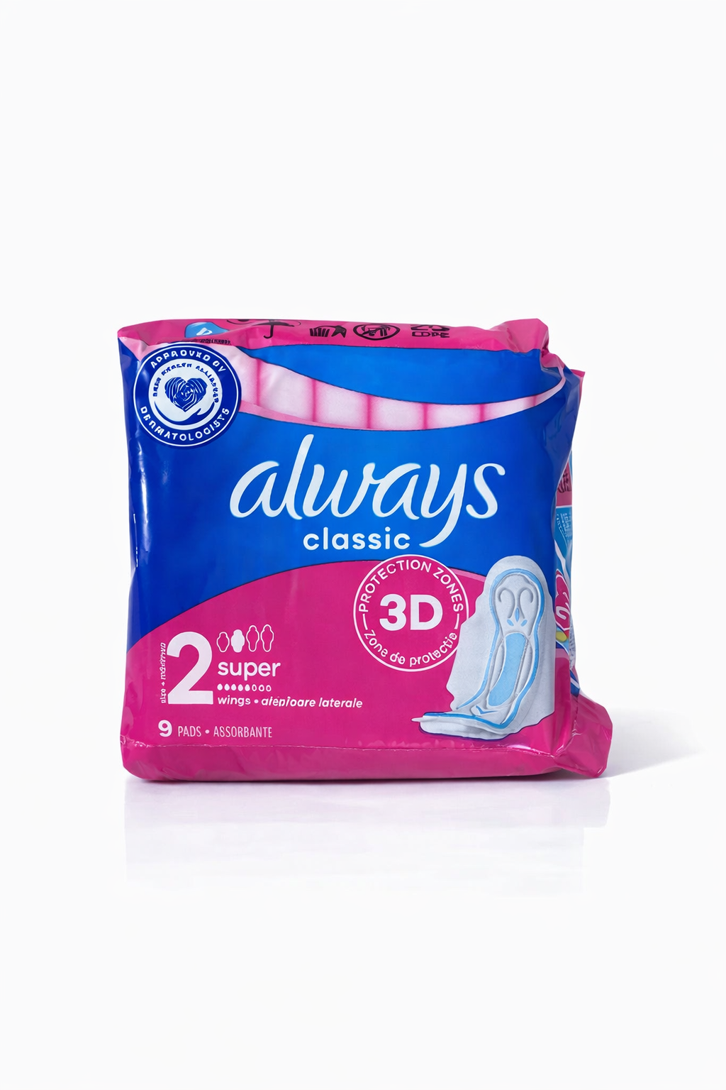 Always Classic 2 Super Sanitary Pads 9S